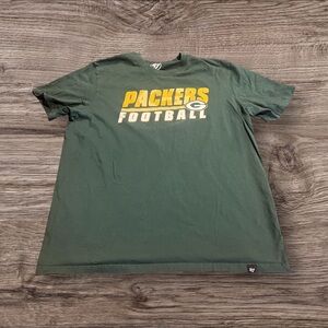 Packers Football Men’s Green Short Sleeve T Shirt Size Large Green Bay